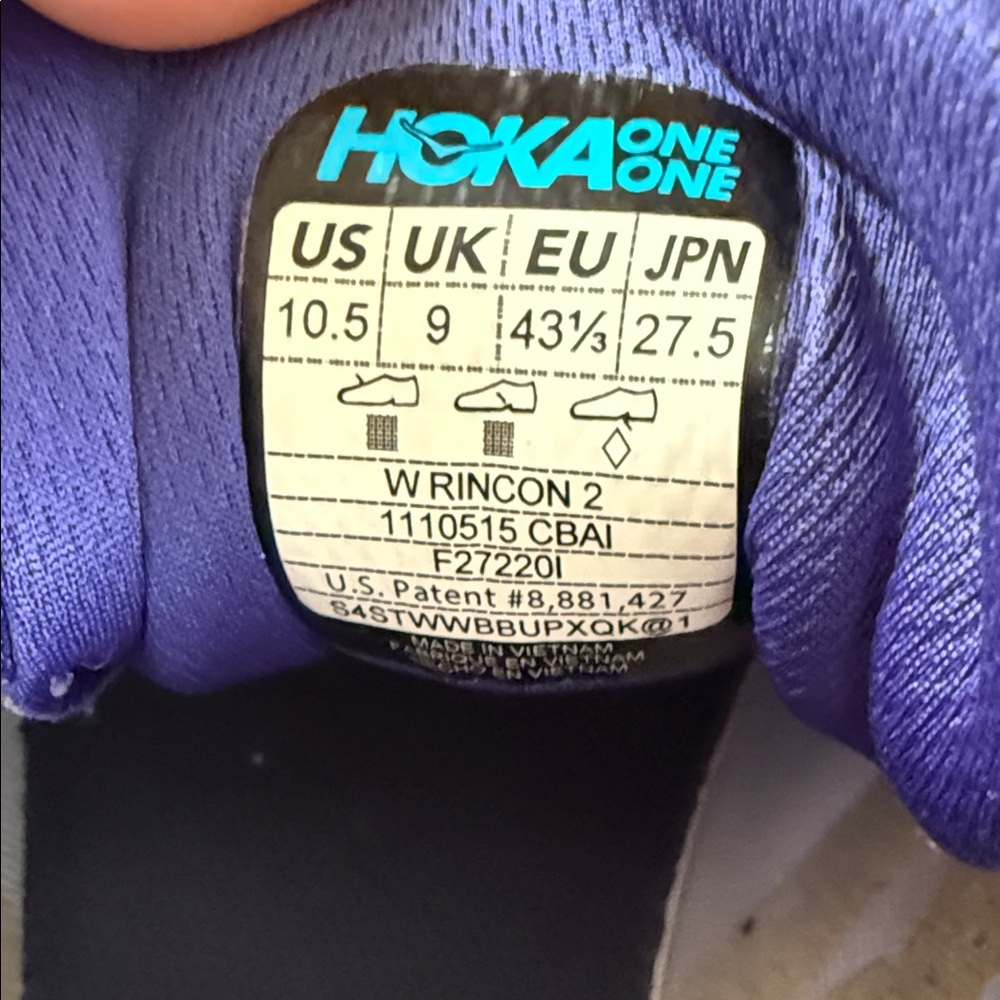 Hoka One One Women's Sneakers in Blue and Pink - Picture 5 of 5